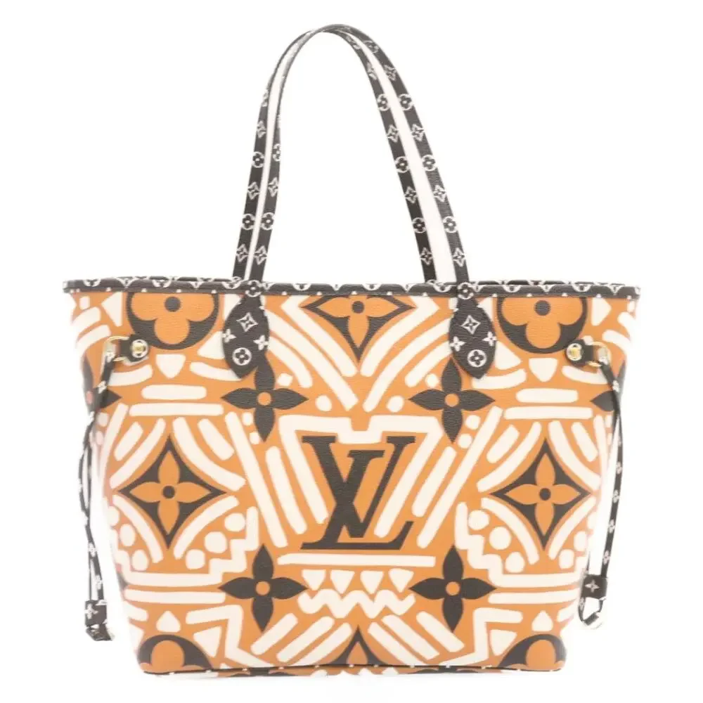 LOUIS VUITTON Monogram Giant Neverfull MM Tote Bag Caramel M56584